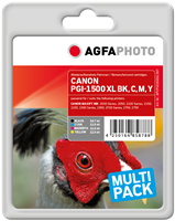 Agfa Photo APCPGI1500XLSET Multipack Noir(e) / Cyan / Magenta / Jaune