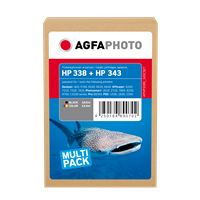 Agfa Photo APHP338B_343CSET Multipack Noir(e) / Plusieurs couleurs