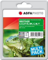 Agfa Photo LC127XLBK,C,M,Y Multipack Noir(e) / Cyan / Magenta / Jaune