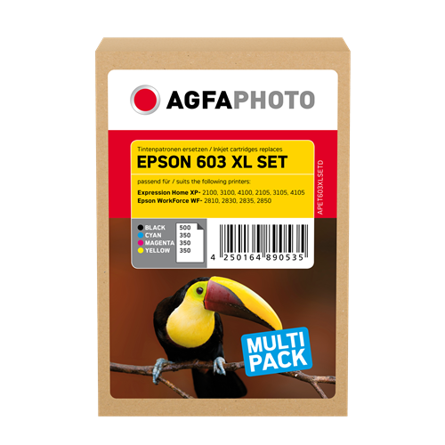 Agfa Photo Multipack Noir(e) / Cyan / Magenta / Jaune