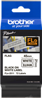 Brother FLe-2511 Etiqueta de bandera única 21 x 45mm Noir sur blanc