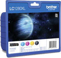 Brother LC-1280XL-BK C M Y Multipack Noir(e) / Cyan / Magenta / Jaune