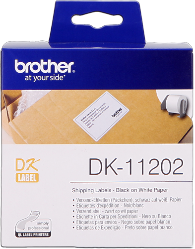 Brother DK-11202 Étiquettes d'expédition 62x100mm Noir sur blanc