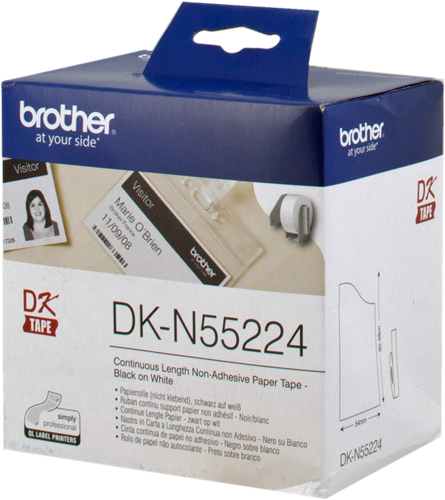 Brother DK-N55224 Rouleau de papier 54mm x 30,48m Blanc