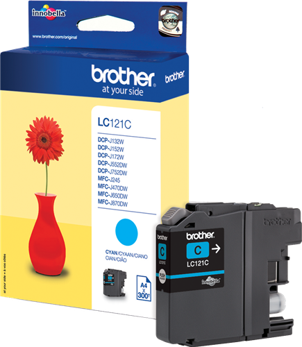 Brother LC121C Cyan Cartouche d'encre