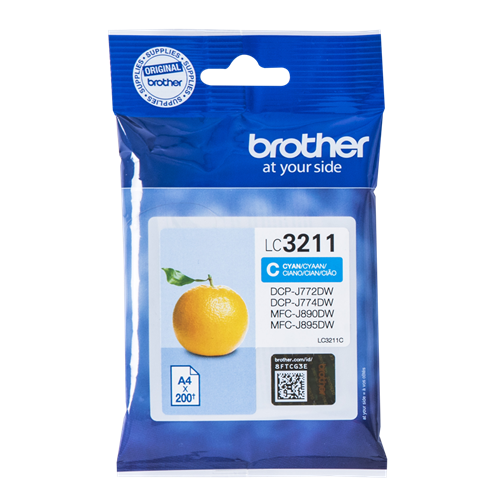 Brother LC3211C Cyan Cartouche d'encre