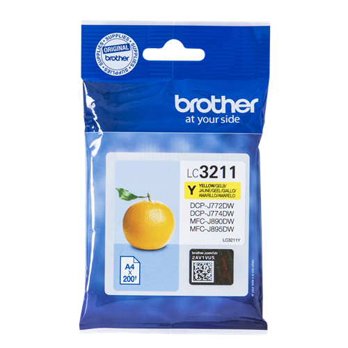 Brother LC3211Y Jaune Cartouche d'encre