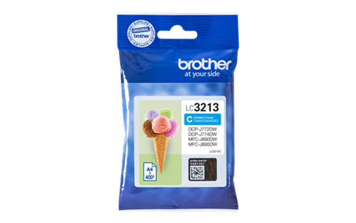 Brother LC3213C Cyan Cartouche d'encre