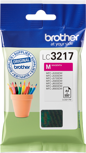 Brother LC3217M Magenta Cartouche d'encre