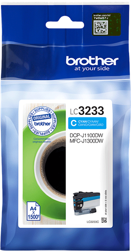 Brother LC3233C Cyan Cartouche d'encre