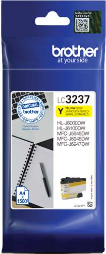 Brother LC3237Y Jaune Cartouche d'encre