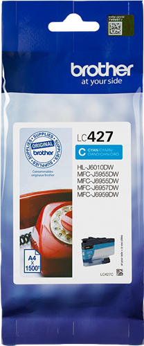 Brother LC427C Cyan Cartouche d'encre