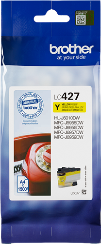 Brother LC427Y Jaune Cartouche d'encre