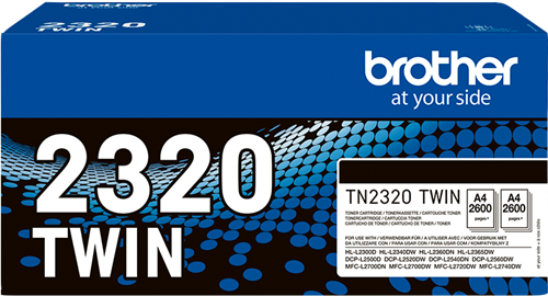 Brother TN-2320 TWIN Multipack Noir(e)
