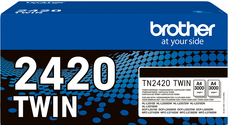 Pack Toner TN2420 + Tambour DR2400 Compatible Brother - Pour Imprimantes MFC, HL, DCP Série L