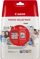 Canon CLI-581 Photo Value Pack Noir(e) / Cyan / Magenta / Jaune Value Pack