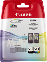 Canon PG-510+CL-511 Multipack Noir(e) / Plusieurs couleurs
