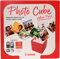 Canon PG-540/CL-541 Photo Cube Value Pack Noir(e) / Plusieurs couleurs Value Pack