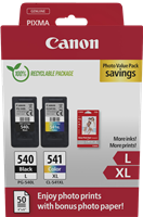Canon PG-540L+CL-541XL Noir(e) / Plusieurs couleurs Value Pack