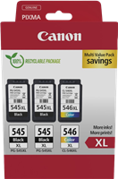 Canon PG-545XL + CL-546XL Multi Multipack Noir(e) / Plusieurs couleurs