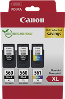 Canon PG-560XL+CL-561XL Multipack Noir(e) / Plusieurs couleurs