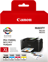 Canon PGI-1500 XL Multipack Noir(e) / Cyan / Magenta / Jaune