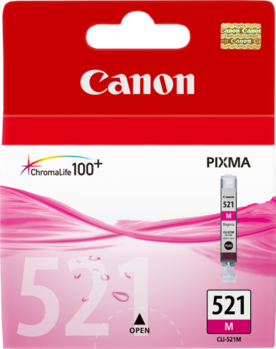 Canon CLI-521m Magenta Cartouche d'encre