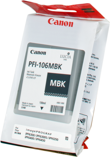 Canon PFI-106mbk Noir (Matt) Cartouche d'encre
