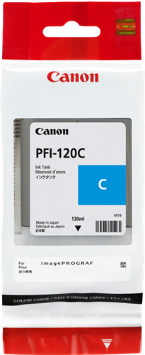 Canon PFI-120c Cyan Cartouche d'encre