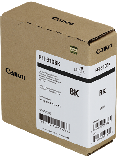Canon PFI-310bk Noir(e) Cartouche d'encre