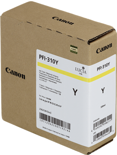 Canon PFI-310y Jaune Cartouche d'encre