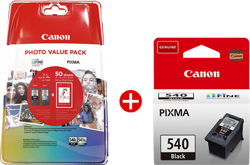 Canon PIXMA MG3650S WH PROMO PG-540L/CL-541XL Photo Value Pack/PG-540