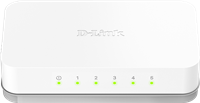 D-Link GO-SW-5E/E : commutateur de bureau Fast Ethernet 5 ports Blanc