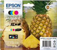 Epson 604 schwarz XL, cyan, magenta, gelb Multipack Noir(e) / Cyan / Magenta / Jaune