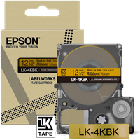 Epson LK-4KBK Ruban Noir(e)SurOr
