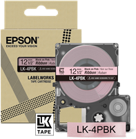 Epson LK-4PBK Ruban Noir(e)SurRose