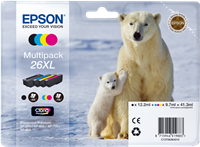 Epson T2636 Multipack Noir(e) / Cyan / Magenta / Jaune