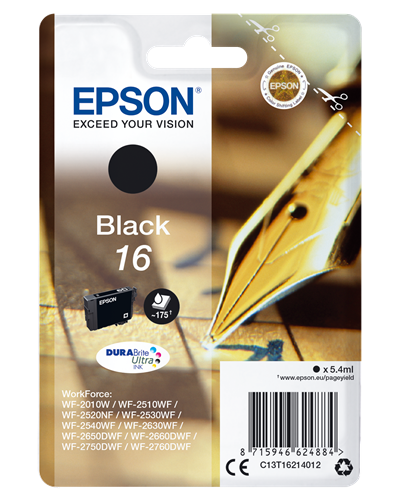 Epson 16 Noir(e) Cartouche d'encre