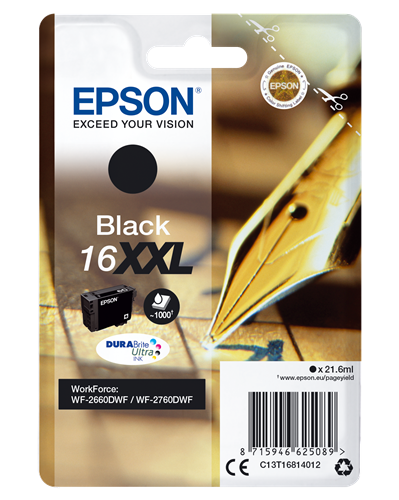 Epson 16 XXL Noir(e) Cartouche d'encre