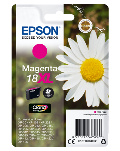 Epson 18 XL Magenta Cartouche d'encre