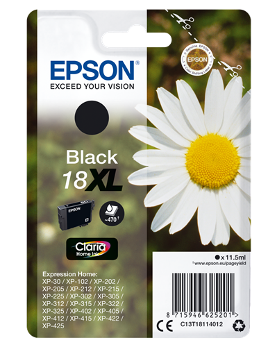 Epson 18 XL Noir(e) Cartouche d'encre