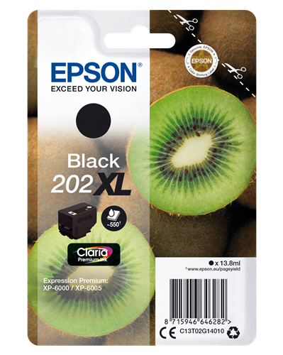 Epson 202XL Noir(e) Cartouche d'encre