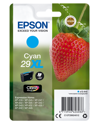 Epson 29 XL Cyan Cartouche d'encre
