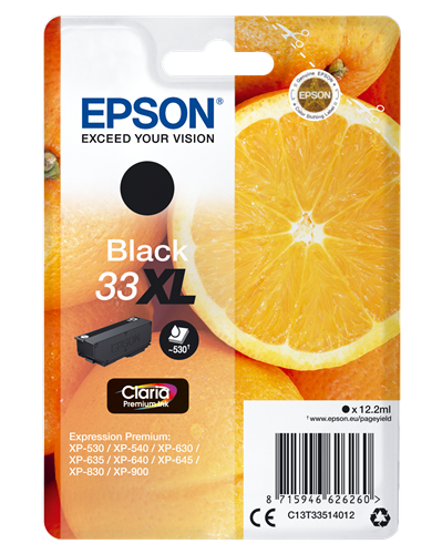 Epson 33 XL Noir(e) Cartouche d'encre