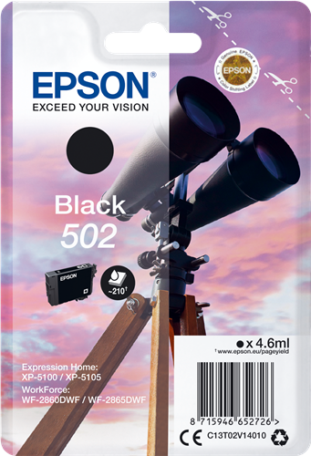 Epson 502 Noir(e) Cartouche d'encre