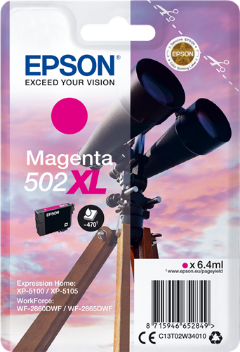 Epson 502XL Magenta Cartouche d'encre