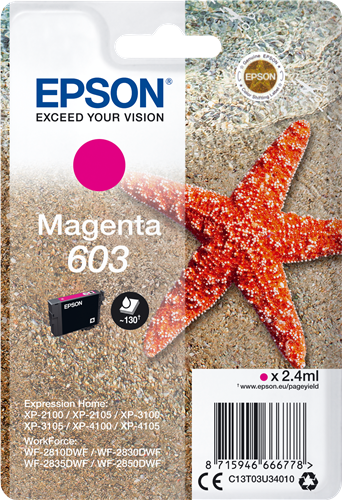 Epson 603 Magenta Cartouche d'encre