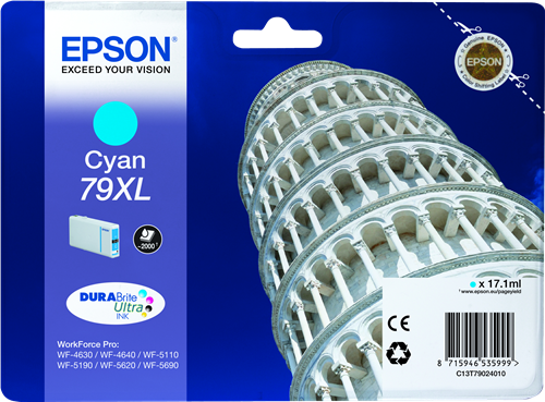 Epson 79 XL Cyan Cartouche d'encre
