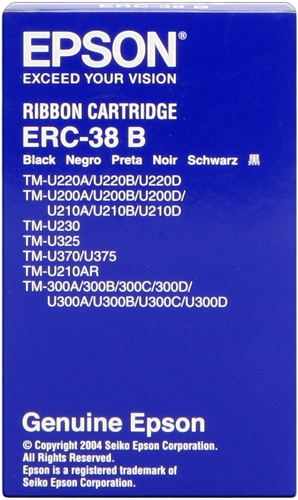 Epson ERC-38 B Noir(e) Ruban encreur