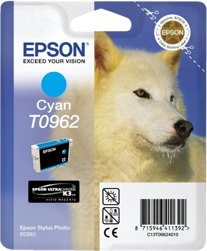 Epson T0962 Cyan Cartouche d'encre